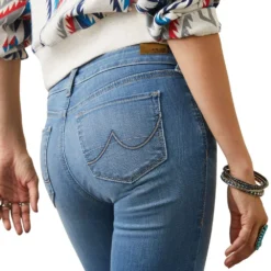 Ariat Women's Perfect Rise Katie Flare Louisiana Jean 7 Ariat Women's Perfect Rise Katie Flare Louisiana Jean -Nrs World 10043174 detail03