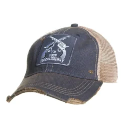 Mason Jar Label Llc Huckleberry Distressed Black Hat