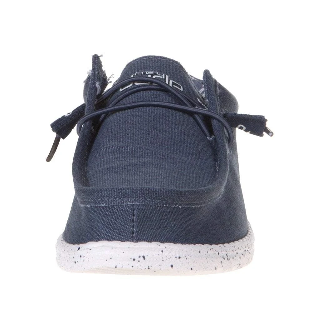 Heydude Men's Hey Dude Blue Wally Stretch Casual Shoe 2 Heydude Men's Hey Dude Blue Wally Stretch Casual Shoe - Image 2