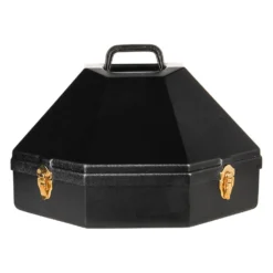 Hat Cans By Formco Black Buckaroo Hat Can 5in. Brim