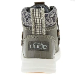 Heydude Women`s Hey Dude Eloise Recycled Leather Granite Casual -Nrs World 121893390 04