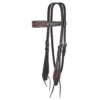 Circle Y Saddlery Dark Flash Arizona Flower Browband Headstall