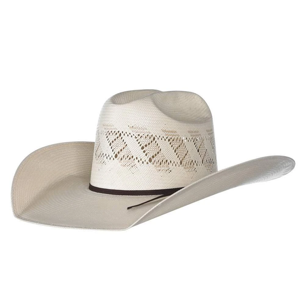 Rodeo King Ivory The Wind Shantung 4 1/2in. Brim Open Crown Straw Cowboy Hat 1 Rodeo King Ivory The Wind Shantung 4 1/2in. Brim Open Crown Straw Cowboy Hat