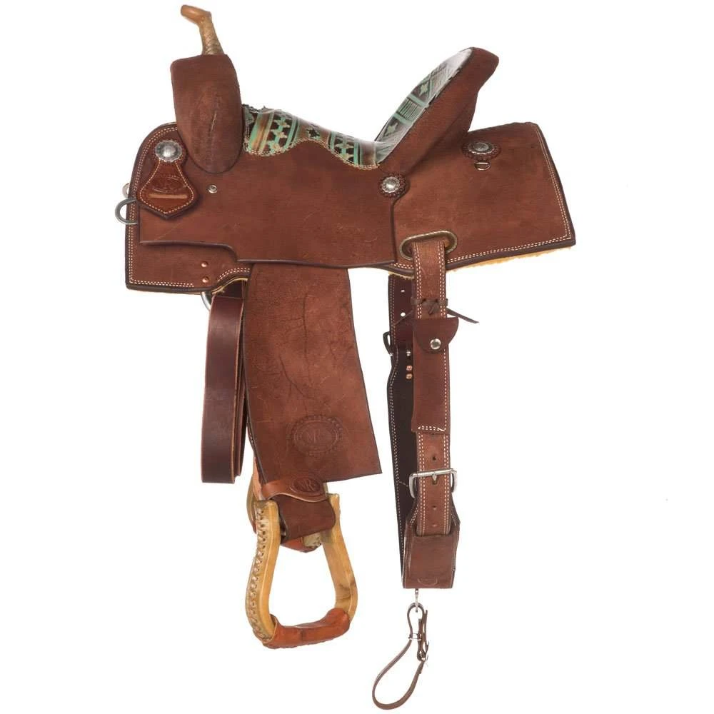Nrs Competitors NRS Competitor Series Chocolate Youth Roughout Barrel Racing Saddle 2 Nrs Competitors NRS Competitor Series Chocolate Youth Roughout Barrel Racing Saddle - Image 2
