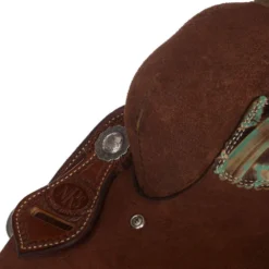 Nrs Competitors NRS Competitor Series Chocolate Youth Roughout Barrel Racing Saddle 9 Nrs Competitors NRS Competitor Series Chocolate Youth Roughout Barrel Racing Saddle -Nrs World 1411897Y 4