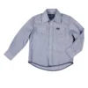 Wrangler Boys Cowboy Cut Blue Chambray Snap Shirt