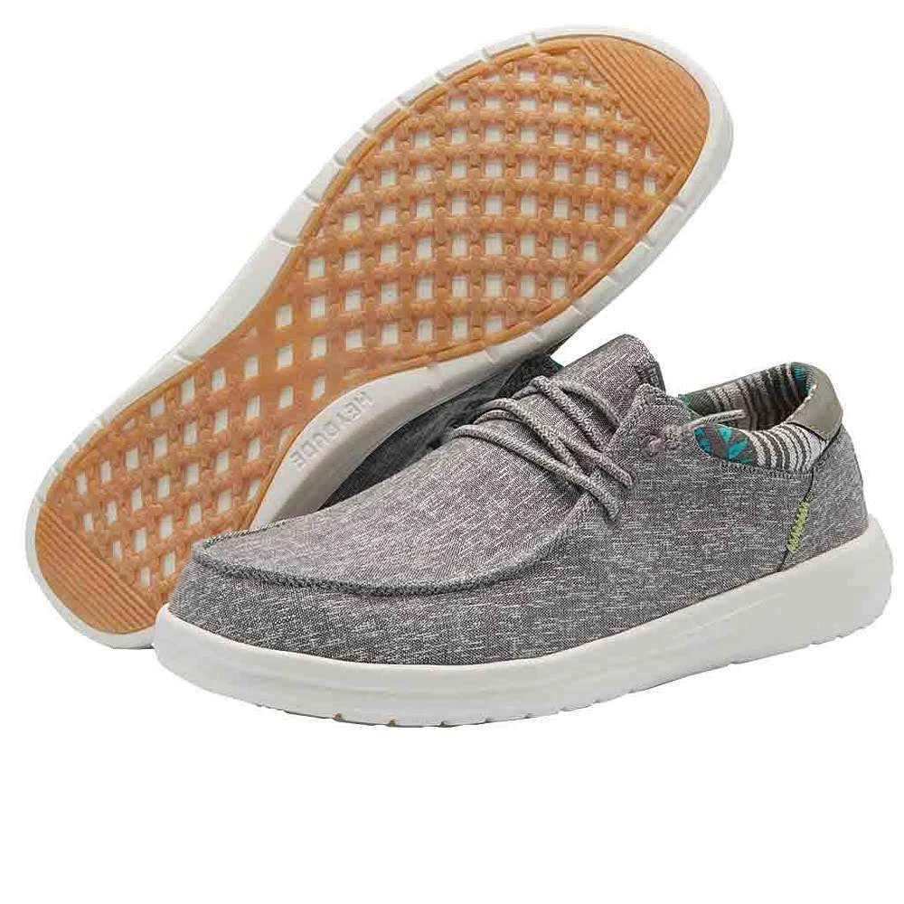 Heydude Men`s Hey Dude Paul Chambray Grey Casual Shoe 1 Heydude Men`s Hey Dude Paul Chambray Grey Casual Shoe