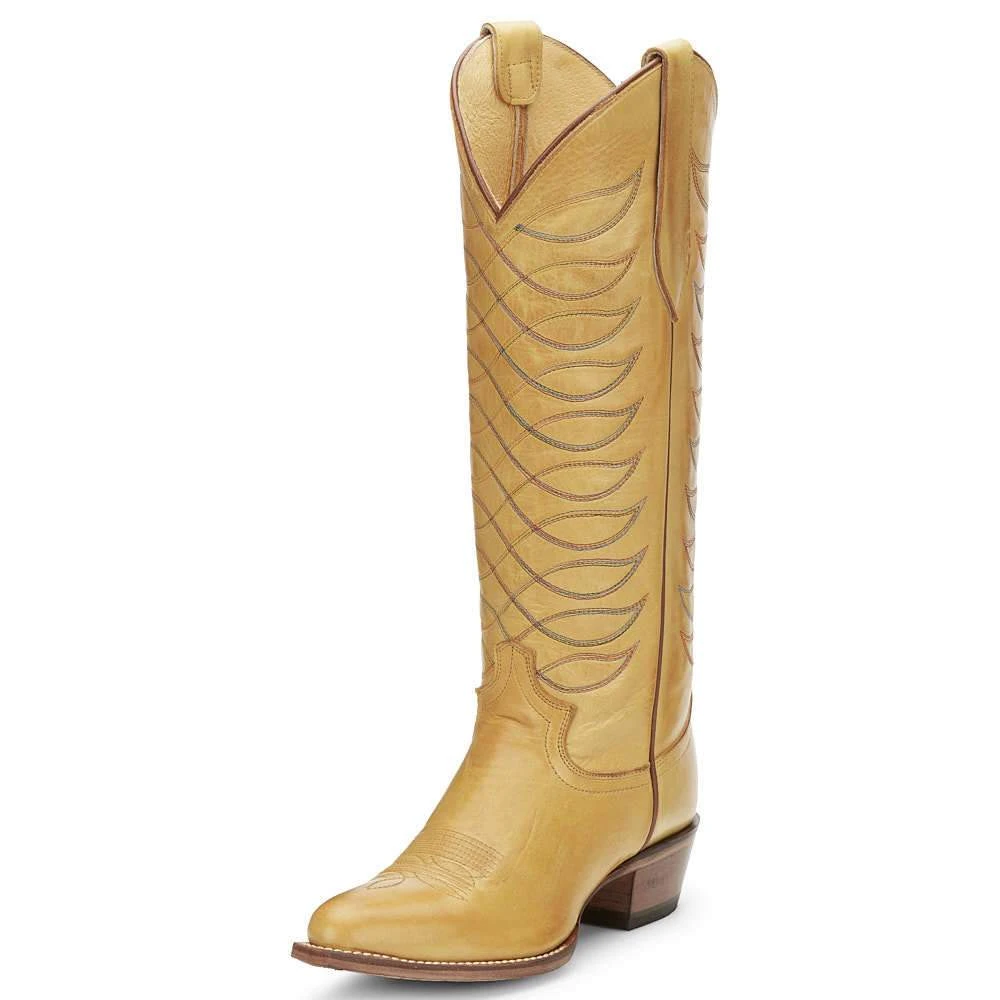 Justin Boots Women's Whitley Antique Yellow Vintage Justin Cowgirl Boots 1 Justin Boots Women's Whitley Antique Yellow Vintage Justin Cowgirl Boots