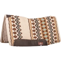 Classic ESP Blanket Top Contoured 32x34 Saddle Pad Cream/Coffee