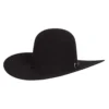 American Hats 40X Black Open Crown 4-1/4in. Brim Felt Cowboy Hat