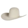 American Hats 40X Bone Self Band 5in. Brim Open Crown Felt Cowboy Hat