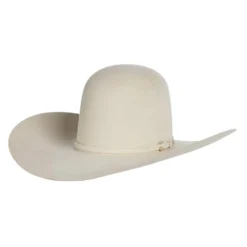 American Hats 40X Bone Self Band 5in. Brim Open Crown Felt Cowboy Hat