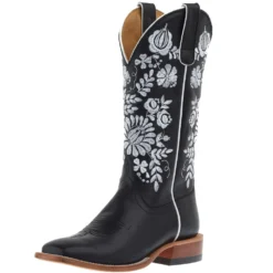 Macie Bean Women`s Black Eyed Susan Black Water Top Boot