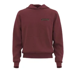 Nrs World 10 Wrangler Men's Burgundy Buffalo Graphic Hoodie