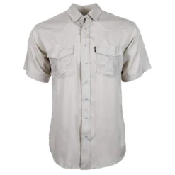 Nrs World 4 Hooey Men's Tan Pearl Snap Shirt