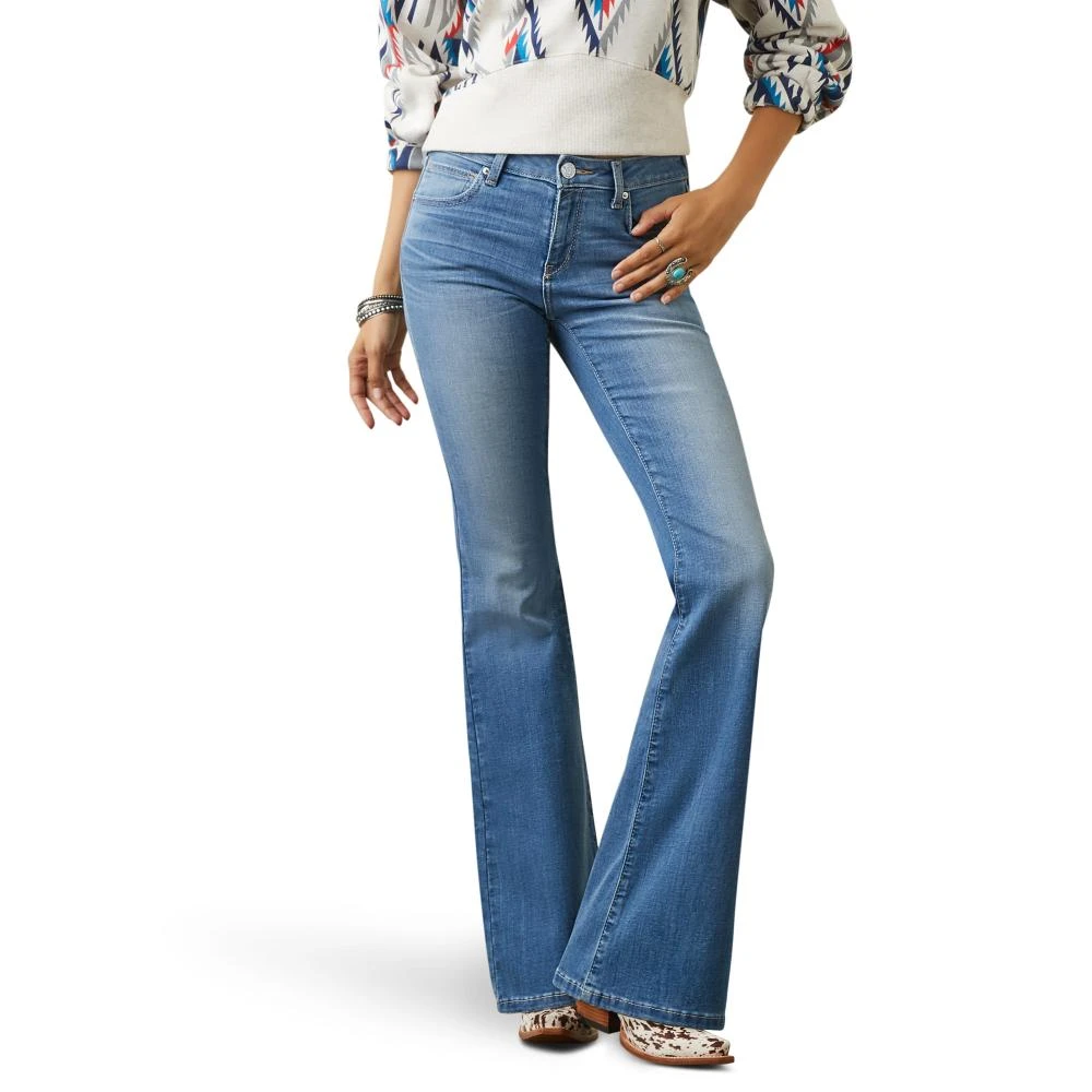 Ariat Women's Perfect Rise Katie Flare Louisiana Jean 1 Ariat Women's Perfect Rise Katie Flare Louisiana Jean