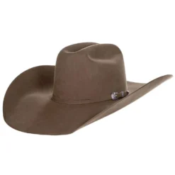 American Hats AHC 20X Pecan 5in. Brim Open Crown Felt Cowboy Hat 7 American Hats AHC 20X Pecan 5in. Brim Open Crown Felt Cowboy Hat -Nrs World 20XPECS5 3