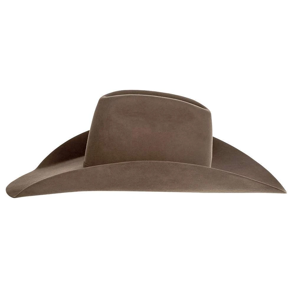 American Hats AHC 20X Pecan 5in. Brim Open Crown Felt Cowboy Hat 5 American Hats AHC 20X Pecan 5in. Brim Open Crown Felt Cowboy Hat - Image 5
