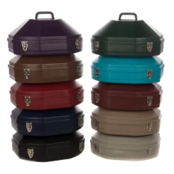 Hat Cans By Formco Grey Stackable Western Hat Can 7 Hat Cans By Formco Grey Stackable Western Hat Can -Nrs World 23103