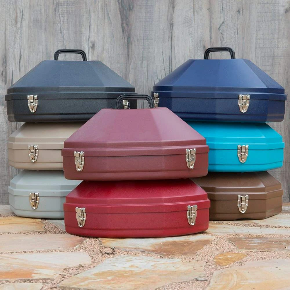 Hat Cans By Formco Black Stackable Western Hat Can 4 Hat Cans By Formco Black Stackable Western Hat Can - Image 4