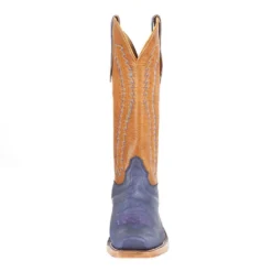 Rios Of Mercedes Men`s Olathe RR Royal Blue Wyoming 15` Vanilla Navajo Bison Top Cowboy Boot -Nrs World 256890 2