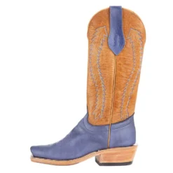 Rios Of Mercedes Men`s Olathe RR Royal Blue Wyoming 15` Vanilla Navajo Bison Top Cowboy Boot -Nrs World 256890 3