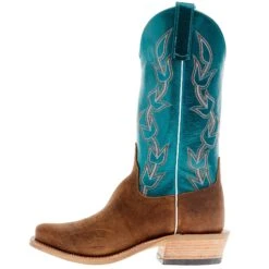 Anderson Bean Men's Ride Ready Brahma Bison 13in Turquoise Calfieno Top -Nrs World 336684 03