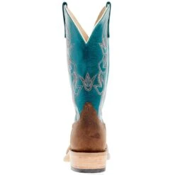 Anderson Bean Men's Ride Ready Brahma Bison 13in Turquoise Calfieno Top -Nrs World 336684 04