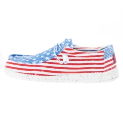 Heydude Men's Hey Dude Wally Patriotic Stars And Stripes Casual -Nrs World 40001 9C8 03