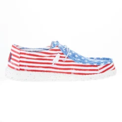 Heydude Men's Hey Dude Wally Patriotic Stars And Stripes Casual -Nrs World 40001 9C8 05