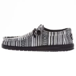 Heydude Men's Hey Dude Wally Serape Black Gravel Casual Shoe 7 Heydude Men's Hey Dude Wally Serape Black Gravel Casual Shoe -Nrs World 40017 0YB 03