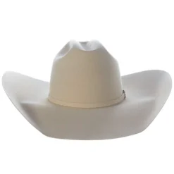 American Hats 40X Bone Self Band 5in. Brim Open Crown Felt Cowboy Hat -Nrs World 40XBONES5 21