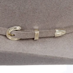 American Hats AHC 40X Rancher Crease Natural 4 1/2in. Brim Felt Cowboy Hat -Nrs World 40XRCNATS45 4