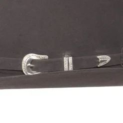 American Hats 7X Steel 4 /4in. Brim Open Crown Felt Cowboy Hat -Nrs World 7XSTES42 4