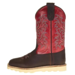 Old West Children's Brown Rugby Grenadine Red Boot -Nrs World BCS1951 2