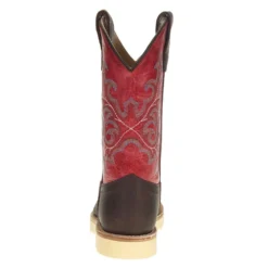 Old West Children's Brown Rugby Grenadine Red Boot -Nrs World BCS1951 32