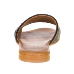 Agavesky Women's Agave Sky Black Full Quill Ostrich Sandal -Nrs World BLK SANDAL 3