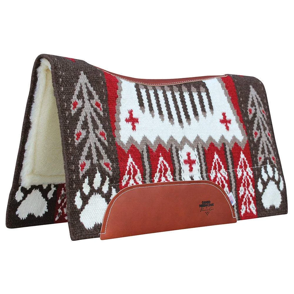 Professionals Choice 30x34 Good Medicine Bear Paw Saddle Pad 2 Professionals Choice 30x34 Good Medicine Bear Paw Saddle Pad - Image 2