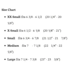 Resistol Ridesafe Felt Cowboy Hat -Nrs World HFRIDE 02407 size 20chart