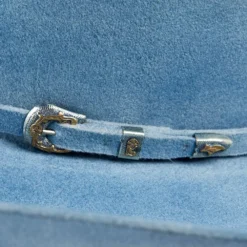 Jw Brooks Custom Hats 50X Robins Egg Smoke 4 1/4in. Brim Felt Cowboy Hat 7 Jw Brooks Custom Hats 50X Robins Egg Smoke 4 1/4in. Brim Felt Cowboy Hat -Nrs World JWB 50XRBESMK42 2