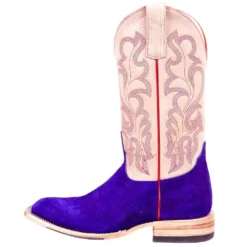 Macie Bean Women's Top Hand Bean Purple Suede Cowgirl Boot -Nrs World M2026 3