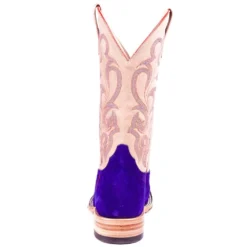Macie Bean Women's Top Hand Bean Purple Suede Cowgirl Boot -Nrs World M2026 4