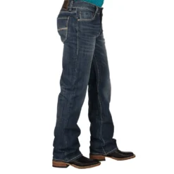 Rock N Roll Cowboy Mens N Double Barrel Relaxed Fit Straight Leg Jeans -Nrs World MOS8553 2