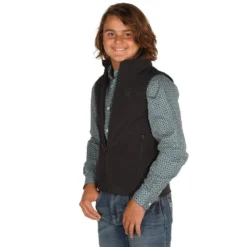 Boys Cinch Black Bonded Vest -Nrs World MWV7520002 2