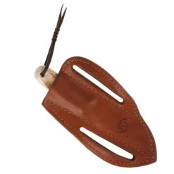 Nrs Ranch Knives Cowtown Knife Abilene W/ Plain Leather Pancake Sheath -Nrs World NRS AKPS 6