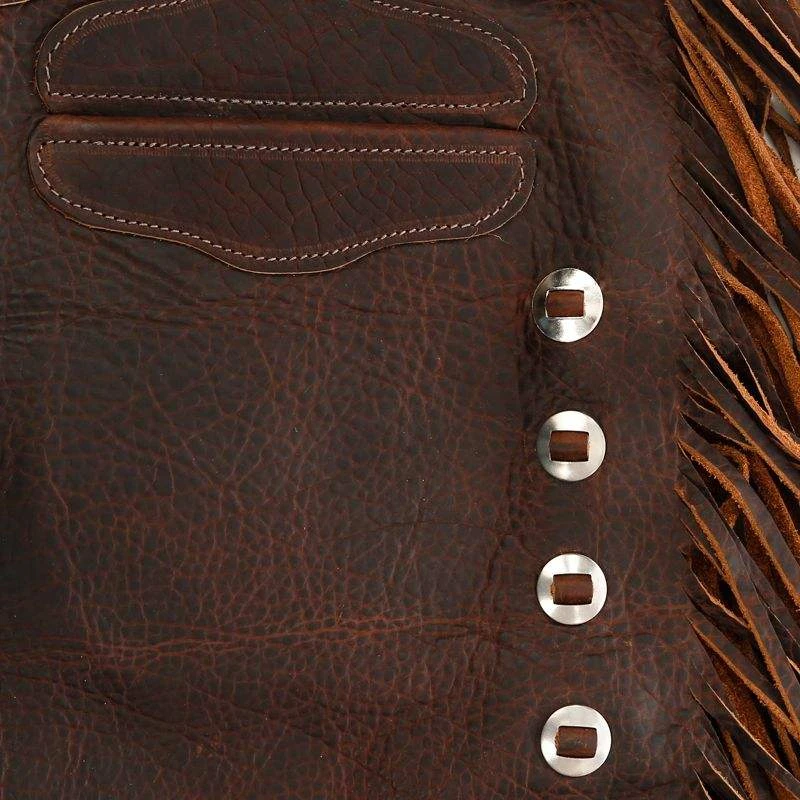 NRS Ranch Hand Brown Oiled Chinks 2 NRS Ranch Hand Brown Oiled Chinks - Image 2