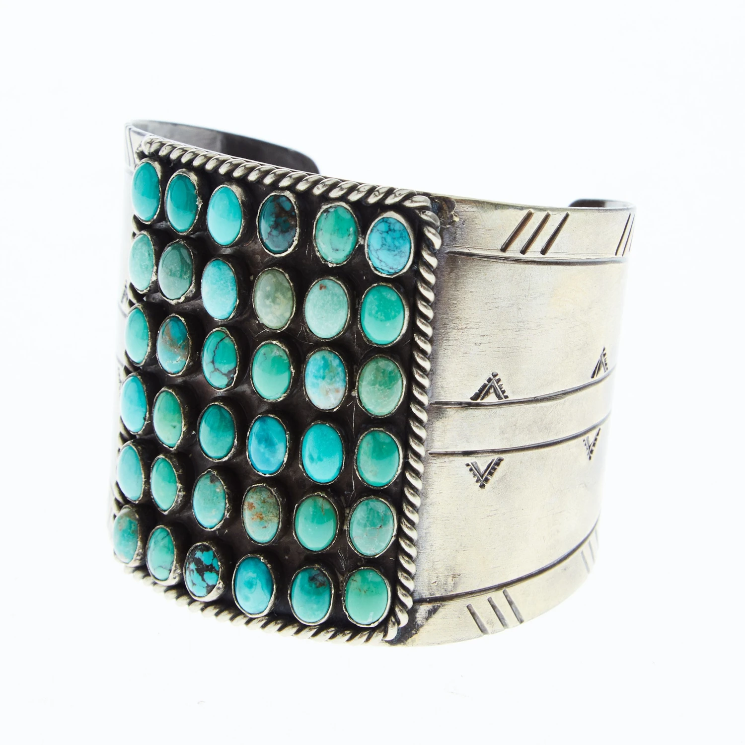 Paige Wallace Tiny Oval Wide Cuff Bracelet 2 Paige Wallace Tiny Oval Wide Cuff Bracelet - Image 2