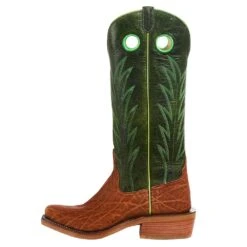 Rios Of Mercedes Men`s Brick Oiled Elephant 15in. Jade Navajo Bison Top Cutter Toe Boot -Nrs World R9031 3