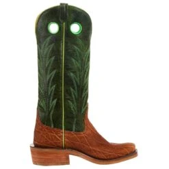 Rios Of Mercedes Men`s Brick Oiled Elephant 15in. Jade Navajo Bison Top Cutter Toe Boot -Nrs World R9031 5