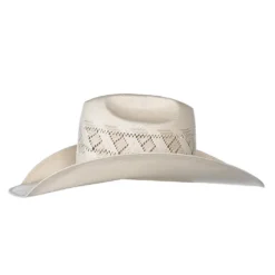 Rodeo King Ivory The Wind Shantung 4 1/2in. Brim Open Crown Straw Cowboy Hat 8 Rodeo King Ivory The Wind Shantung 4 1/2in. Brim Open Crown Straw Cowboy Hat -Nrs World RK318 3